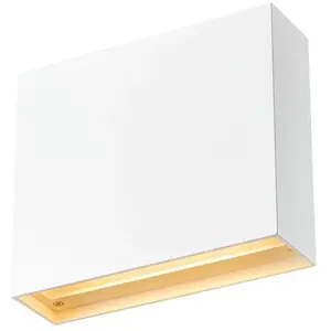SLV Applique murale LED QUAD FRAME 19 | Applique murale à monter | Carrée, blanc, 2700/3000 K blanc chaud | Lampe murale élégante à encastrer pour escaliers, escaliers pas cher