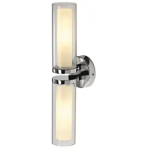 SLV Badkamer muurlamp WL 106 2x E14 - 1002229 pas cher