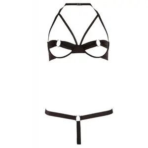 Comparateur de prix : Cotelli Cottelli Collection Soutien Gorge + String Minimaliste Noir Taille 75B/S