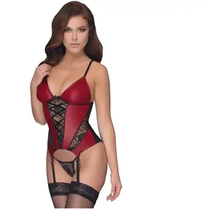 Korset met Bandjes - Rood & Zwart pas cher