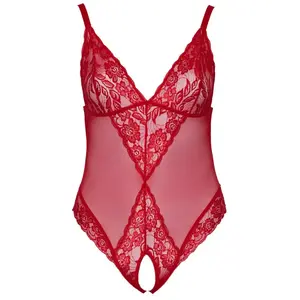 Cottelli CURVES Body Met Open Kruisje - Rood pas cher