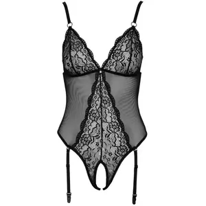 Cottelli Collection Kruisloos Body - Zwart pas cher