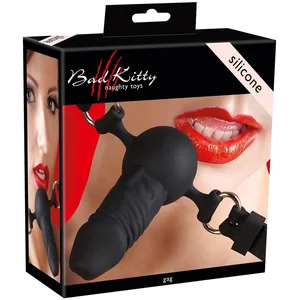 Bad Kitty Bâillon avec Mini Gode en Silicone pas cher