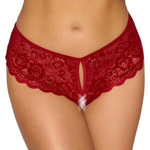 Cottelli Collection Lingerie Delicaat en Stijlvol Open Slipje pas cher