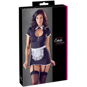 Cottelli Collection Sexy costume de ménage avec porte-jarretelles - pas cher