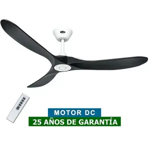 CasaFan Ventilateur de plafond Eco Genuino DC 152 Blanc & Noir pas cher