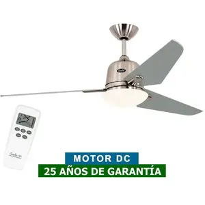 CasaFan ECO AVIATOS 132 BN-SL Ventilateur à lame domestique 31W Chrome pas cher