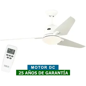 CERTEO Ventilateur de plafond DC Eco Aviatos 132 BL-BL pas cher