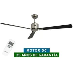 Casafan - Ventilateur de plafond Eco Neo iii 152 bn Wenge / Argent pas cher