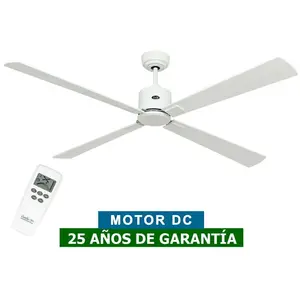 Casafan - Ventilateur de plafond 943333 eco neo iii 152cm blanc / gris clair pas cher