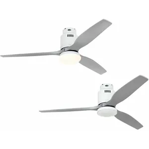 Casafan - Ventilateur de plafond Aerodynamix Eco 132 bl / Argent pas cher