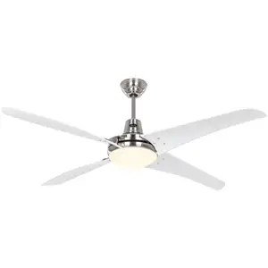 Casafan - Ventilateur de plafond Mirage ch-bl avec éclairage