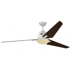 Ventilateur de plafond - CasaFan - Eco Aviatos 162 - Blanc et marron - 6 vitesses - Économie dénergie pas cher