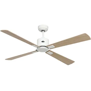 Casafan - Ventilateur de plafond 132cm avec WiFi eco neo iii 943222W Blanc/Erable & Hetre Moteur pas cher