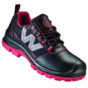 Feldtmann, Chaussures de travail, WICA Halbschuh BELLUNO Schwarz/rot, S3 SR ESD Gr. 46 (S3, 46) pas cher
