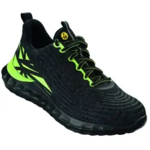 Feldtmann, Chaussures de travail, WICA Halbschuh LOCRI Schwarz/Grün, S1PS SR ESD Gr. 39 (39)Vendu pargalaxus