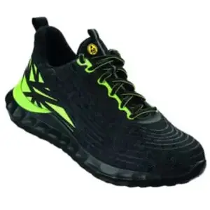 Feldtmann, Chaussures de travail, WICA Halbschuh LOCRI Schwarz/Grün, S... pas cher