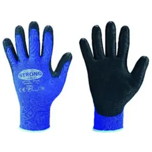 Stronghand, Gants de protection, Gants en tricot fin Lintao PU, bleu, taille 8 (8) pas cher