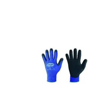 Feldtmann, Gants de protection, Gants en tricot fin Lintao PU, bleu, taille 10 (10) pas cher