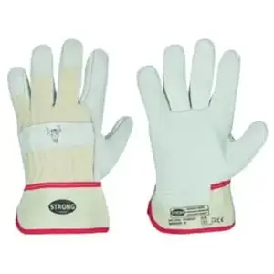 Stronghand, Gants de protection, Tête de taureau, cuir de vachette, taille 8 (8) pas cher