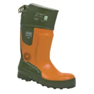 KwF, Hommes, Bottes en caoutchouc, Forst-Gummistiefel Ulme orange/grün Grösse 39, Vert, (39) pas cher