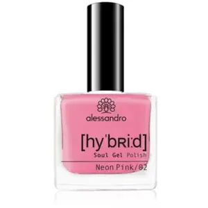 alessandro HYBRID Vernis à ongles rose fluo en 3 étapes pour des ongle... pas cher