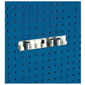 Bott Support de clés à douille l. 270 mm 8 porte-outils pour douilles 1/2 po. adapté à panneaux perforés
