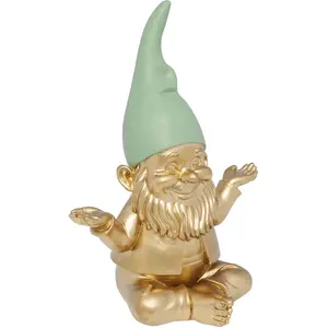 Objet décoratif - KARE - Nain doré zen 19cm - Métal - Contemporain - DesignVendu parrakuten