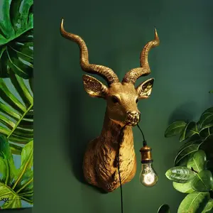 Comparateur de prix : Applique murale antilope dorée Kare Design
