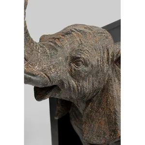 Kare Lot de 2 serre-livres design éléphants 25,3 x 31 x 20,5 cm pas cher