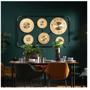 Applique Murale - KARE - Disc 6 - 6 Ampoules G9 - LED - Jaune - 110 cm de Hauteur pas cher