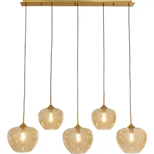 Hanglamp Sphere 5 amber Kare Design