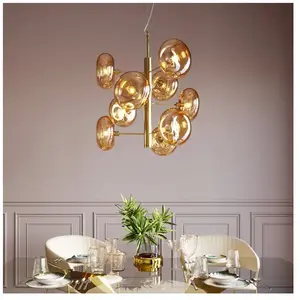 Kare Hanglamp Headlight Brass pas cher