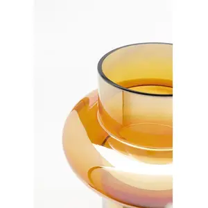 Kare Vase design Phenom Ring Multi, orange/bleu, vase décoratif pour f...