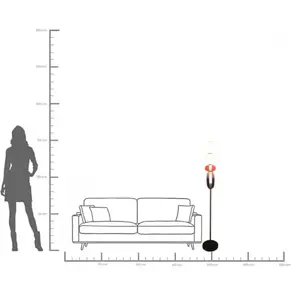 Comparateur de prix : Lampadaire Sugar 150cm Kare Design