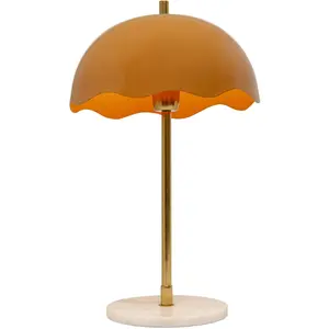 Lampe - Kare Design - Lia - Orange - Vintage - Abat-jour en marbre pas cher