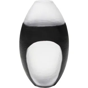 Vase Shadow noir et blanc 41cm Kare DesignVendu parcdiscount