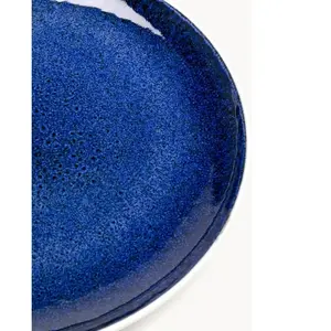 BRAND Assiettes Partito 22cm bleues set de 6 Kare Design pas cher