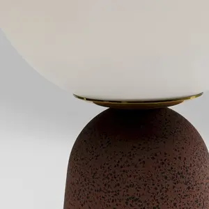 Lampe Bollie rouge Kare Design pas cher