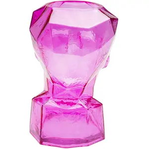Vase Prisma visage rose 30cm Kare Design