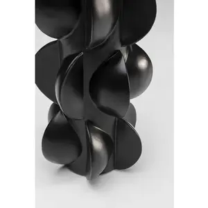 Vase Viento 35cm noir Kare Design pas cher