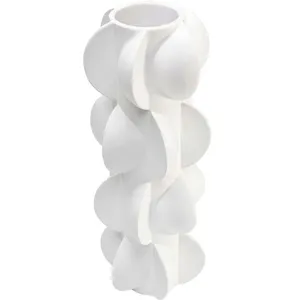 Vase Viento 35cm blanc Kare DesignVendu parcdiscount