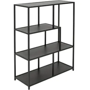 Étagère Loftie noire 100x77cm Kare Design pas cher
