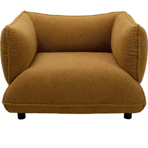 Fauteuil - KARE - Gigi - Marron - Teddy - 1 place - 150 kg maxVendu paramazon