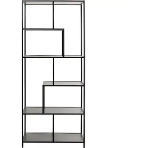 Étagère Loftie 185x77cm noire Kare Design pas cher