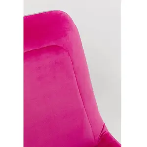 Chaise pivotante Baron rose Kare Design pas cher