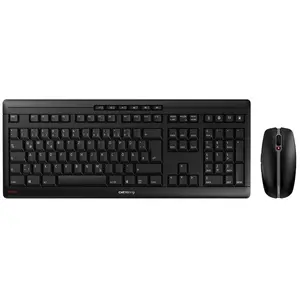 CHERRY STREAM DESKTOP, TASTATUR AVEC MAUS SET DE, SANS FIL, NOIR JD-85 pas cher
