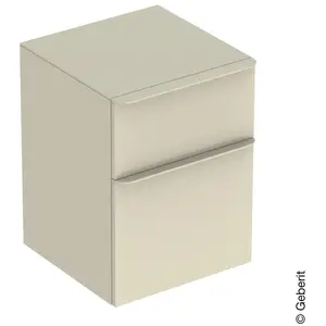 Geberit, Armoire de salle de bain, Smyle Square armoire latérale, 500357, 45x60x47cm, avec 2 tiroirs pas cher