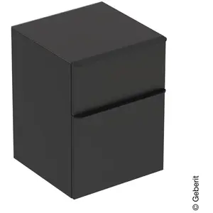 Geberit Smyle Square lage kast 45 cm met 2 laden, lavaVendu parcdiscount