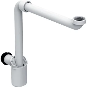 Geberit ruimtebesparende sifon 32 mm. 1 1/4" wit pas cher